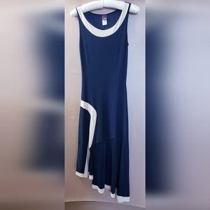 Estam Stretch Asymmetrical Dress Size S